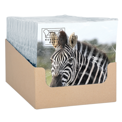 Servilletas de Papel Cebra 33x33cm